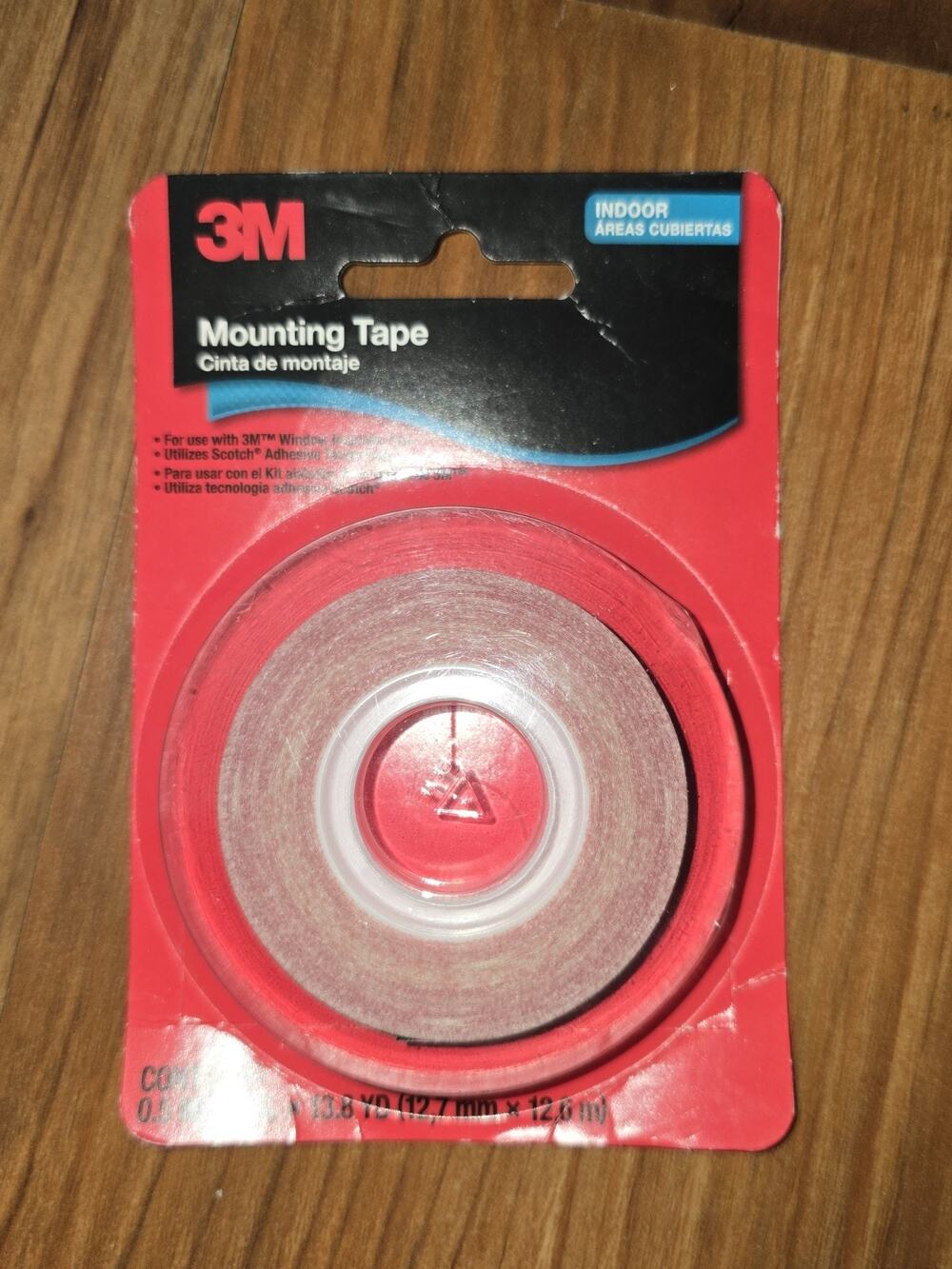 3M Indoor Window Film Mounting Tape [Double-Sided] (2145C) .5 in. x 13.8 yds S13